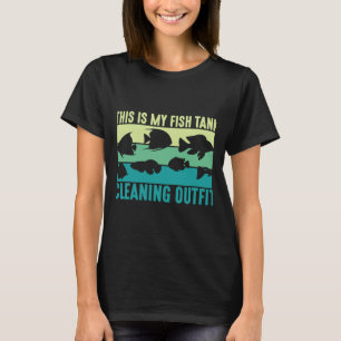 Aquarium eigenaar Dit is mijn vistank schoonmaken T-shirt