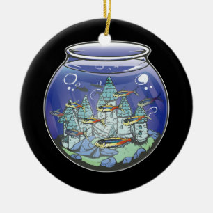 Aquarium Fish Castle Keramisch Ornament