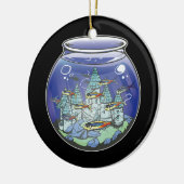 Aquarium Fish Castle Keramisch Ornament (Links)