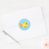 Aquarium Fish Cute Kid Name Envelope Seal Stickers (Envelop)