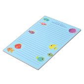 Aquarium Fish Cute Kind Briefpapier Notitieblok (Schuin)