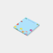 Aquarium Fish Cute Kind Tropische Goldvis Post-it® Notes (Schuin)