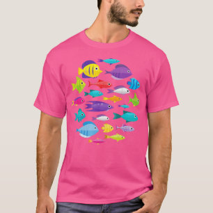 Aquarium Fish Funny Fisheping Aquarist Aquariums T-shirt