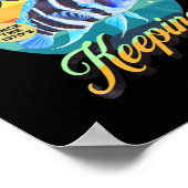 Aquarium Fish Keeping Frontosa Cichlid jaren 1970 Poster (Hoek)