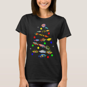 Aquarium Fish Kerstmis - Ciclid Gouramis Disc T-shirt