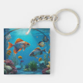 Aquarium Fish Tank Sleutelhanger (Achterkant)