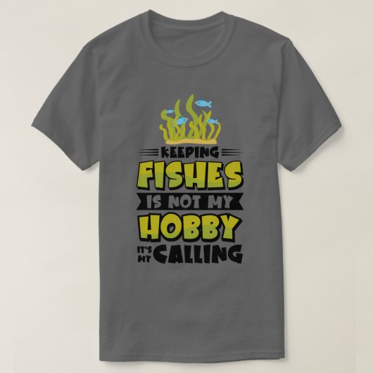 Aquarium Fisheting Fish Hobby Aquarium Keeper 1 T-shirt (Design voorkant)
