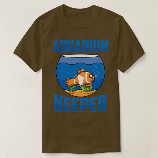 Aquarium Fishoning Aquarium Keeper Fish 1 T-shirt (Design voorkant)