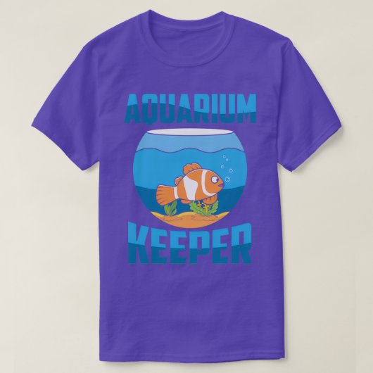 Aquarium Fishoning Aquarium Keeper Fish 4 T-shirt (Design voorkant)