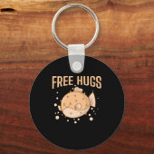 Aquarium Free Hugs Kugelfisch Sleutelhanger (Voorkant)
