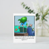 Aquarium Humor Briefkaart "Spectickles" (Staand voorkant)