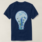 aquarium in de lamp t-shirt (Design voorkant)
