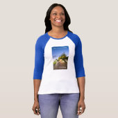 Aquarium in de Noog 3/4 Sleeve Raglan T-Shirt (Voorkant volledig)