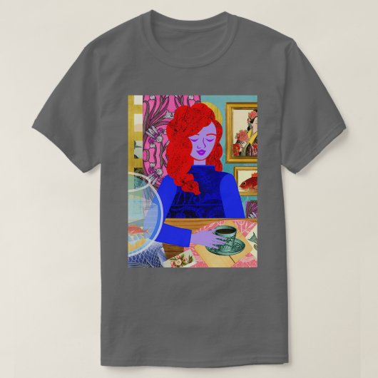 Aquarium-kamer T-shirt (Design voorkant)