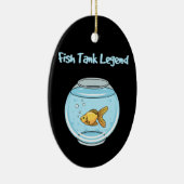 Aquarium Keeper - vistankregel Keramisch Ornament (Rechts)