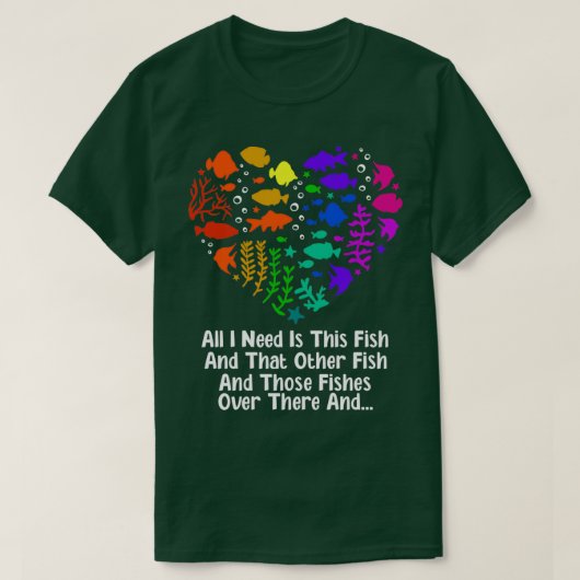 Aquarium Lover Gift 1 T-shirt (Design voorkant)