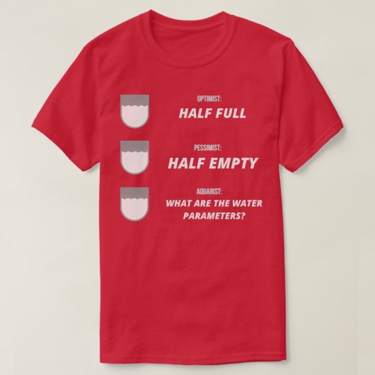 Aquarium Lover grappig cadeau T-shirt (Design voorkant)