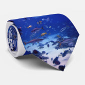 Aquarium Magic Stropdas (Opgerold)