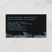 Aquarium Mermaid Tail Visitekaartje (Achterkant)