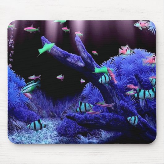 Aquarium Mousepad Muismat (Voorkant)