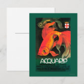 Aquarium & Municipal Park Promotional Poster Briefkaart (Voorkant / Achterkant)