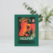 Aquarium & Municipal Park Promotional Poster Briefkaart (Staand voorkant)