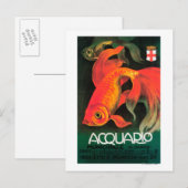 Aquarium & Municipal Park Promotional Poster Briefkaart (Voorkant / Achterkant)