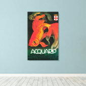 Aquarium & Municipal Park Promotional Poster Canvas Afdruk (Insitu (Houten vloer))