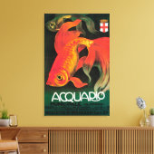 Aquarium & Municipal Park Promotional Poster Canvas Afdruk (Insitu (Woonkamer))