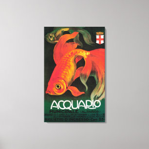 Aquarium & Municipal Park Promotional Poster Canvas Afdruk