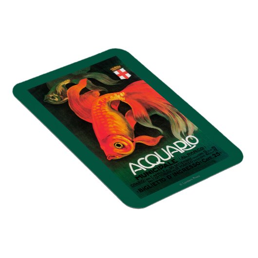 Aquarium & Municipal Park Promotional Poster Magneet (Rechterzijde)