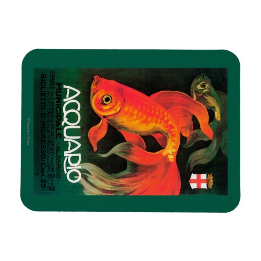 Aquarium & Municipal Park Promotional Poster Magneet (Horizontaal)