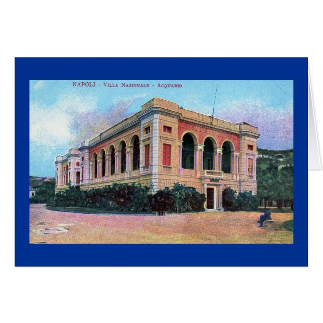 Aquarium, Napoli Italië 1915  (Voorkant Horizontaal)