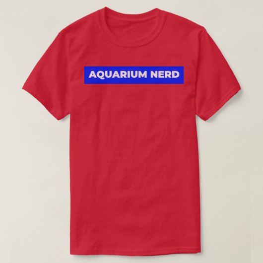 Aquarium Nerd Classic TShirt (Design voorkant)