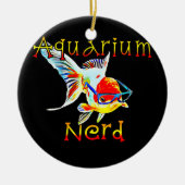 Aquarium Nerd Oranda Goldfish Tank Keepers Keramisch Ornament (Voorkant)