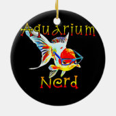 Aquarium Nerd Oranda Goldfish Tank Keepers Keramisch Ornament (Achterkant)
