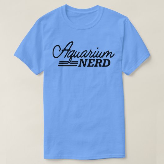 Aquarium nerd t-shirt (Design voorkant)