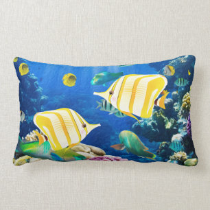 Aquarium Ocean Zee Beach Fish Underwater Foto Kussen