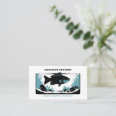 Aquarium onderhoud en installatie visitekaartje (Staand voorkant)