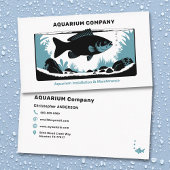 Aquarium onderhoud en installatie visitekaartje
