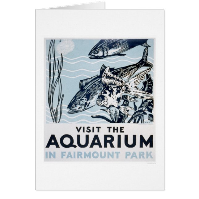 Aquarium Phildadelphia 1937 WPA (Voorkant)