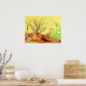 Aquarium Puffer Fish Ono Bakufu 1941 Poster (Keuken)