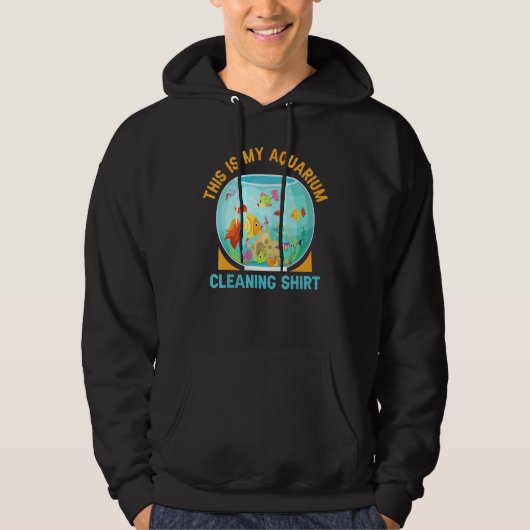 Aquarium-reinigingsvis Vissenlegger Hoodie (Voorkant)