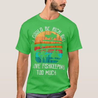 Aquarium  Retro Aquarist Fishkeeper T-shirt