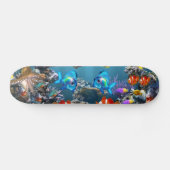 Aquarium Sealife Style Skateboard (Horizontaal)