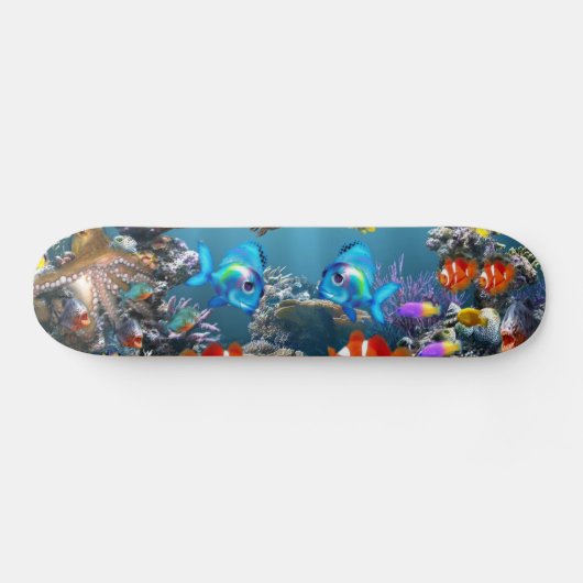 Aquarium Sealife Style Skateboard (Horizontaal)