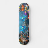 Aquarium Sealife Style Skateboard (Voorkant)
