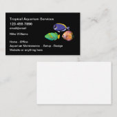 Aquarium Service Marine Bioloog Visitekaartje (Voorkant / Achterkant)
