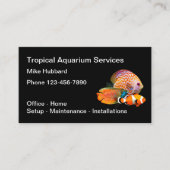 Aquarium Services Professional Visitekaartje (Voorkant)