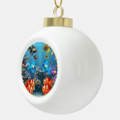 Aquarium-stijl Keramische Bal Ornament (Rechts)